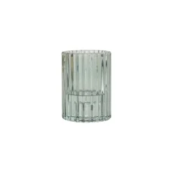 PHOTOPHORE REVERSIBLE VERRE TEINTE 5.5X7.5CM CELADON