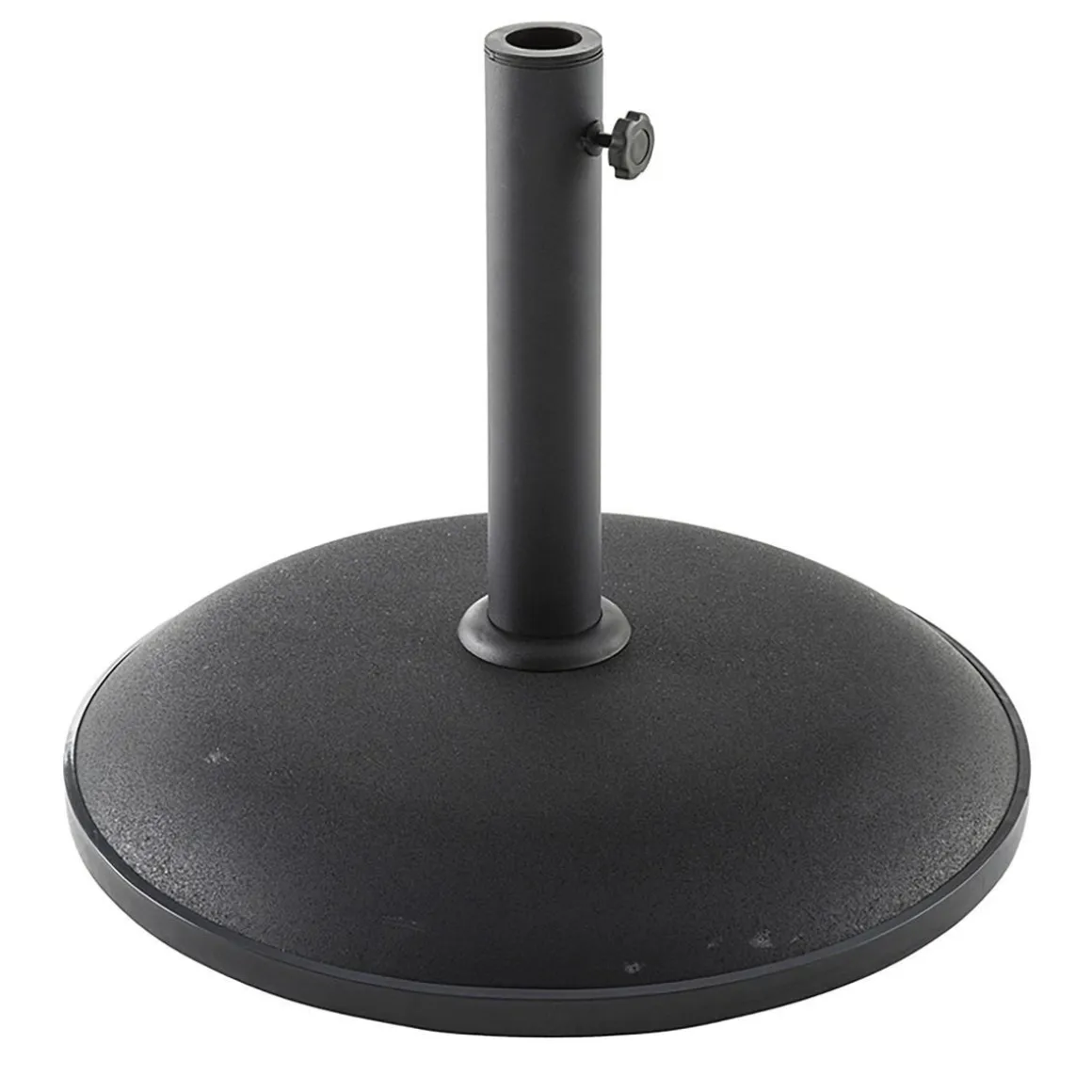 PIED PARASOL BETON 25KG NOIR