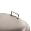 PIED PARASOL 25KG TAUPE AVEC ROULETTES BETON