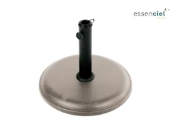 PIED PARASOL 15KG TAUPE BETON