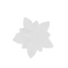PINCES METAL PETIT MODELE NYMPHEAS BLANC MAT X2 PIECES