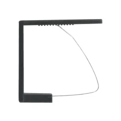 PINCES NAPPES 4 PIECES 6X5.3CM PLASTIQUE METAL ANTHRACITE
