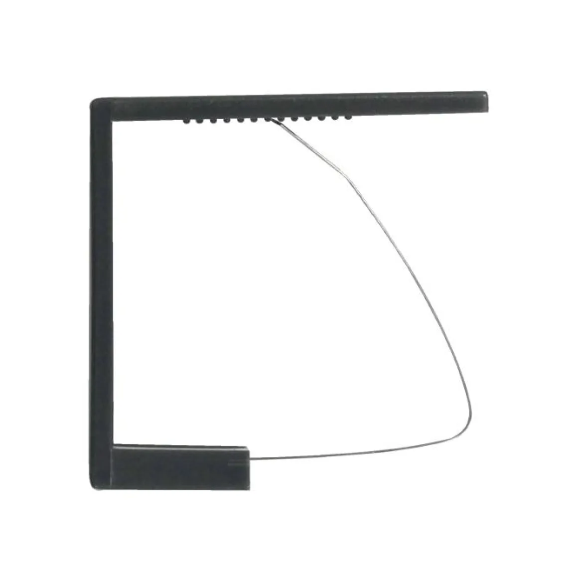 PINCES NAPPES 4 PIECES 6X5.3CM PLASTIQUE METAL ANTHRACITE