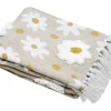 PLAID CAMILLE NATUREL 125X150CM