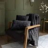 PLAID COTELE SENSATION LAPIN 150X200CM ANTHRACITE