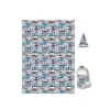 PLAID ET BONNET STITCH GRIS