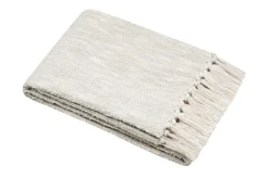 PLAID JOSEPHA NATUREL 125X150CM
