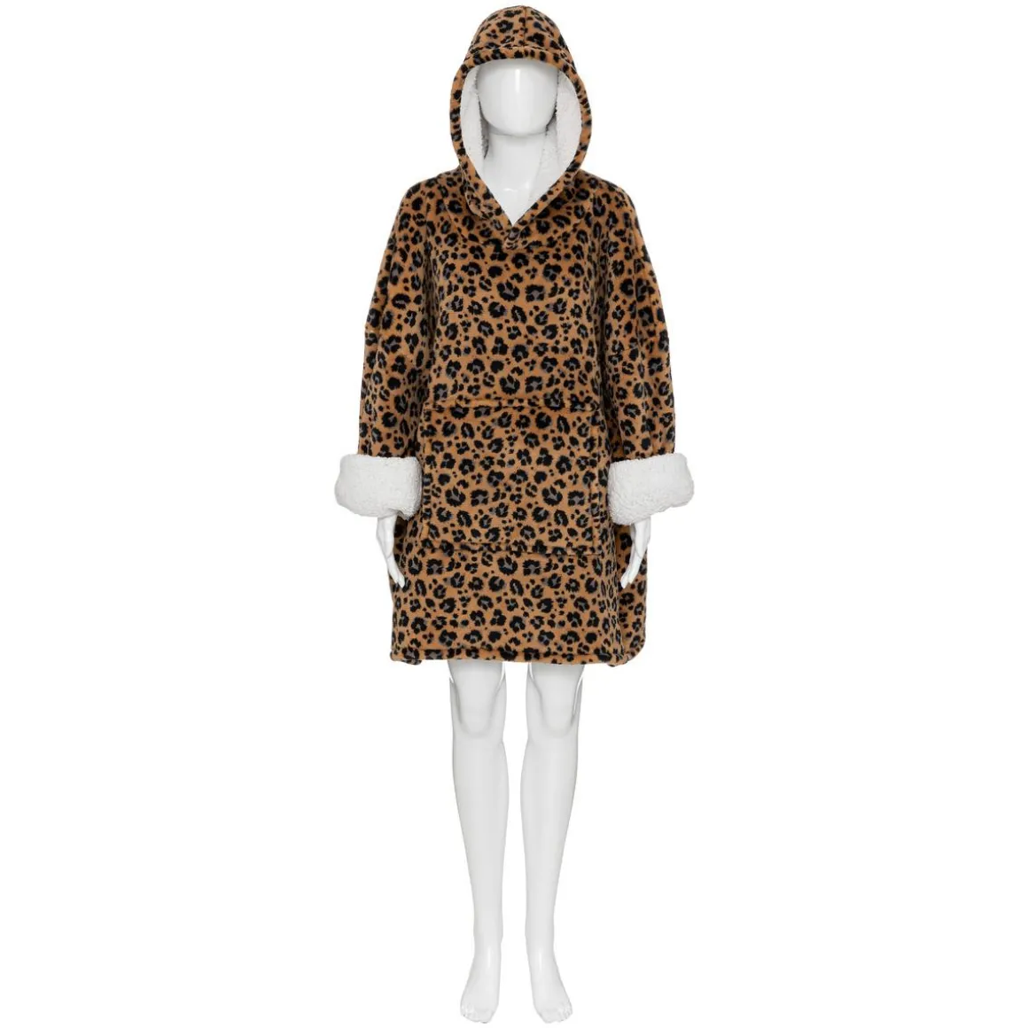 PLAID SWEAT IMPRIME LEOPARD