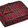 PLAID WILLIS ROUGE 140X200