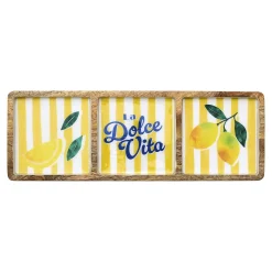 PLANCHE COMPARTIMENTS MANGUIER DOLCE VITA JAUNE
