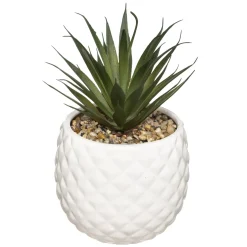 PLANTE ANANAS CERAMIQUE H.21CM