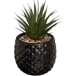 PLANTE ANANAS CERAMIQUE H.21CM