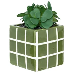 PLANTE FAMILY CORNER POT CERAMIQUE H.17CM