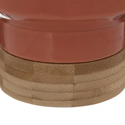 PLANTE POT CERAMIQUE PECHE H.26CM