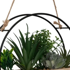 PLANTE POT SUSPENDU ROND BOIS KRIST D.20CM