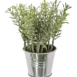 PLANTE POT ZINC D.8X17CM