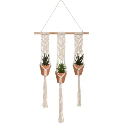 PLANTE X3 SUSPENSIONS TERRACOTTA HACIENDA H.75CM