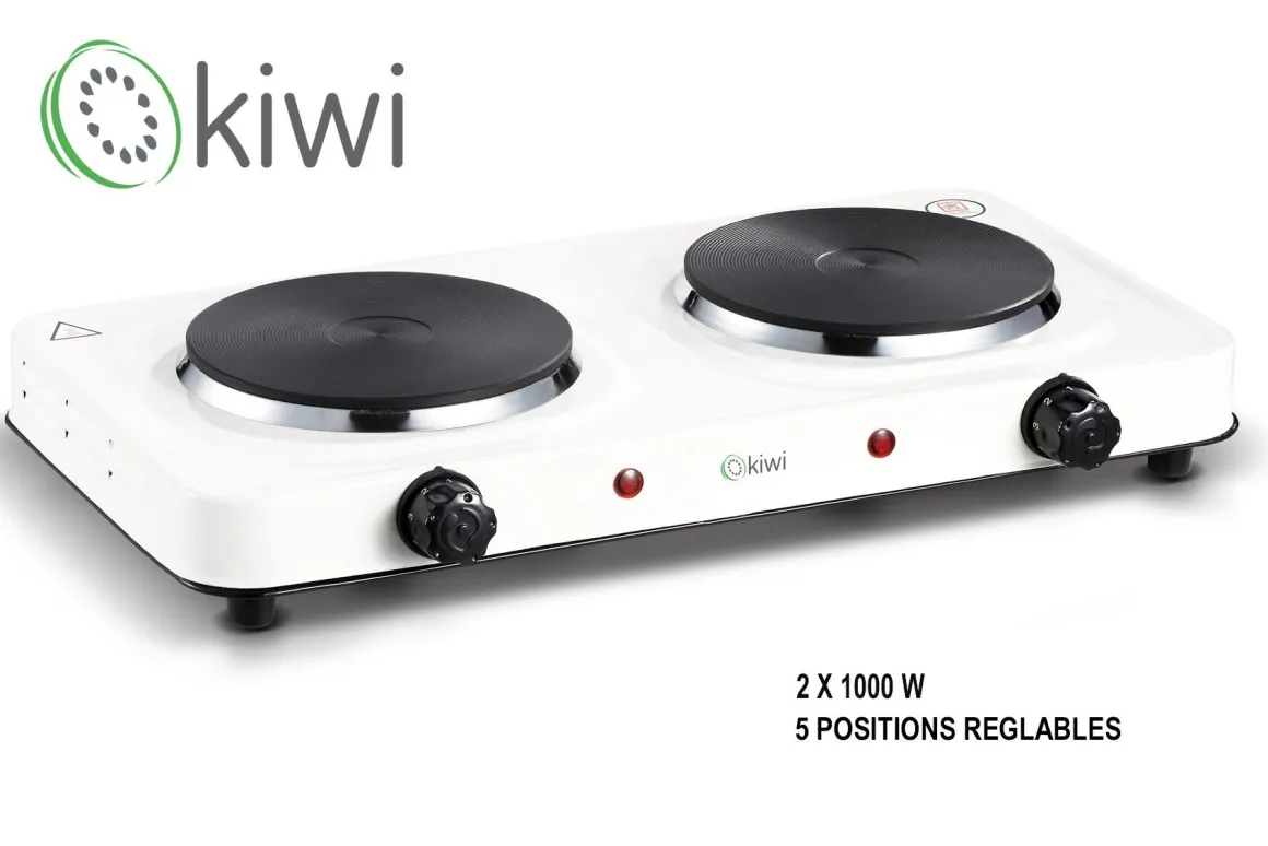 PLAQUE DE CUISSON DOUBLE 2X1000W