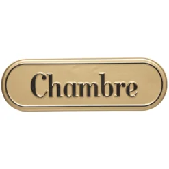 PLAQUE PORTE BECKY D.25X8CM