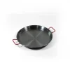 PLAT A PAELLA ACIER POLI D.40CM