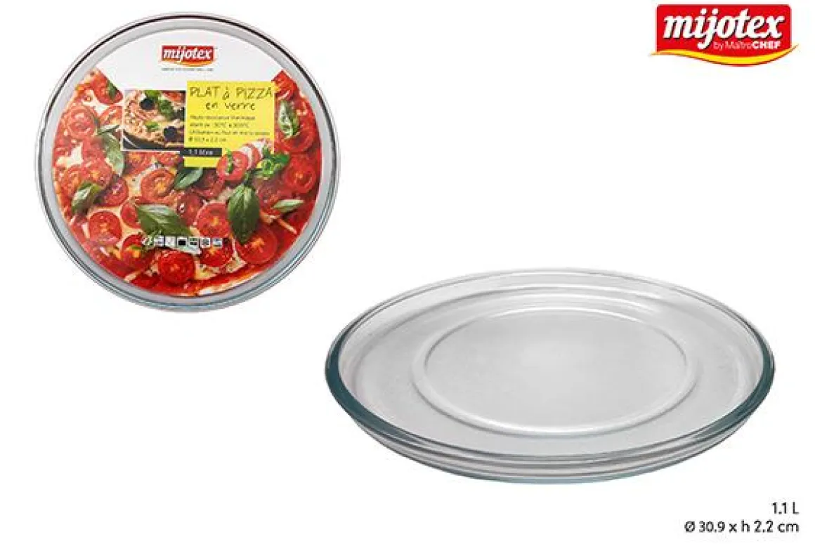 PLAT A PIZZA VERRE D.36.8CM