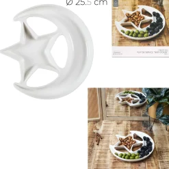 PLAT DE PRESENTATION NUIT ETOILEE D25.5CM