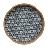 PLATEAU BOIS ALICANTE MULTICOLORE D.24.5X4CM