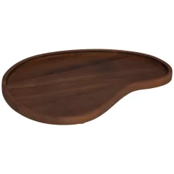 PLATEAU BOIS ORIGINES MARRON D.42X29.8CM