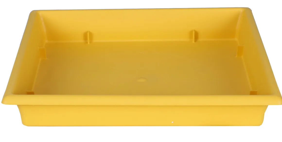 PLATEAU 25CM JAUNE