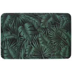 PLATEAU MELAMINE DECOR JUNGLE VEGETAL 45X30CM