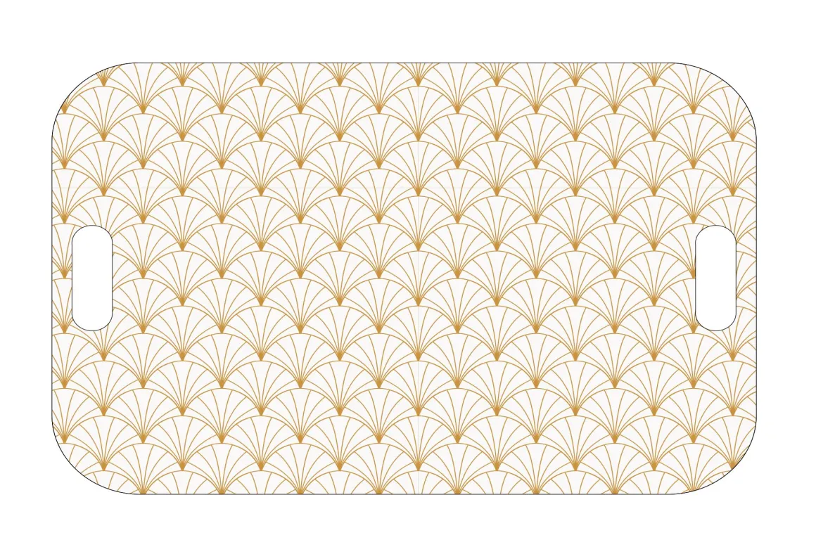 PLATEAU MELAMINE SHELL 43X26.5CM