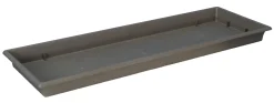 PLATEAU RECTANGULAIRE L.36CM GRIS