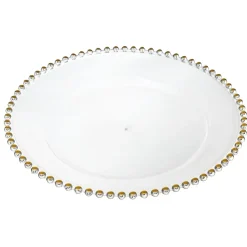 PLATEAU ROND PLASTIQUE D31.5CM SABAH