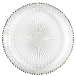 PLATEAU ROND PLASTIQUE D38.5CM SABAH