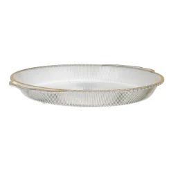 PLATEAU ROND PLASTIQUE MIRAGE D.38.5CM