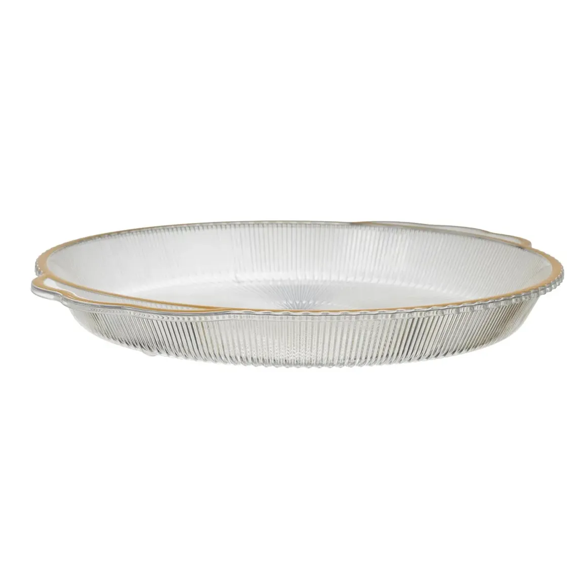 PLATEAU ROND PLASTIQUE MIRAGE D.38.5CM