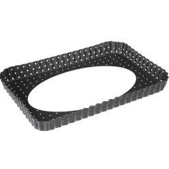 PLAT RECTANGLE FOND AMOVIBLE METAL 31X21CM