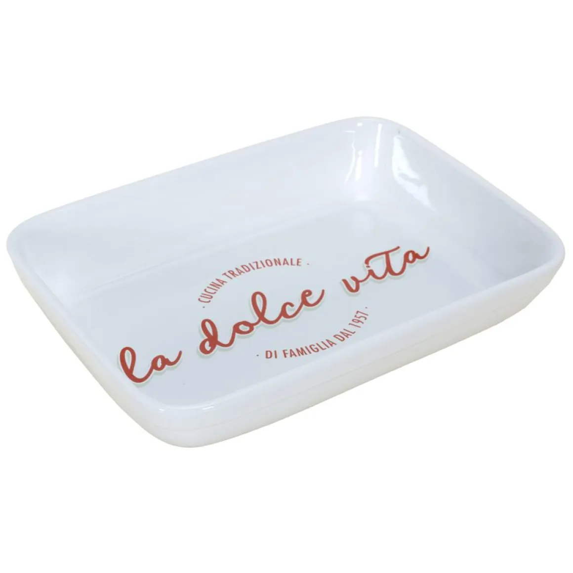 PLAT RECTANGULAIRE FOUR DOLCE VITA 25X35X7.6CM