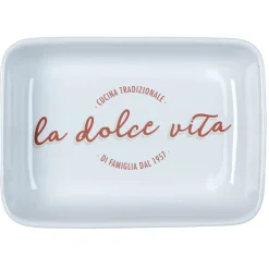 PLAT RECTANGULAIRE FOUR DOLCE VITA 25X35X7.6CM