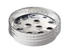 5 PLATS A ESCARGOT ALUMINIUM POUR 12 ESCARGOTS