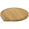 PLAT TARTE VERRE COUVERCLE BAMBOU 27CM