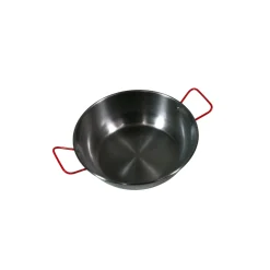 POELE ACIER POLI PROFONDE D.28CM 3.70L