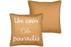 POEME COUSSIN 50X50CM CURRY