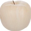 POMME CERAMIQUE EFFET BOIS D.22X17CM