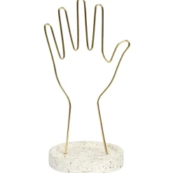 PORTE BIJOUX MAIN METAL SUPPORT TERRAZZO