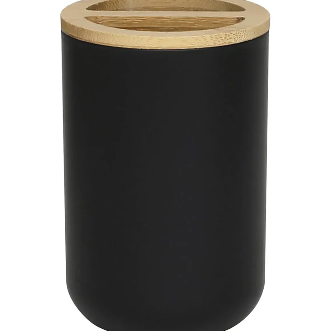 PORTE BROSSES A DENTS BAMBOU NOIR