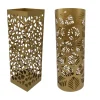 PORTE PARAPLUIE METAL AJOURE DORE 49CM