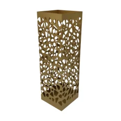 PORTE PARAPLUIE METAL AJOURE DORE 49CM