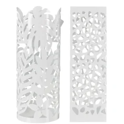 PORTE PARAPLUIES METAL BLANC H.49CM