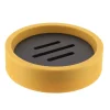 PORTE SAVON BICOLORE OCRE NOIR